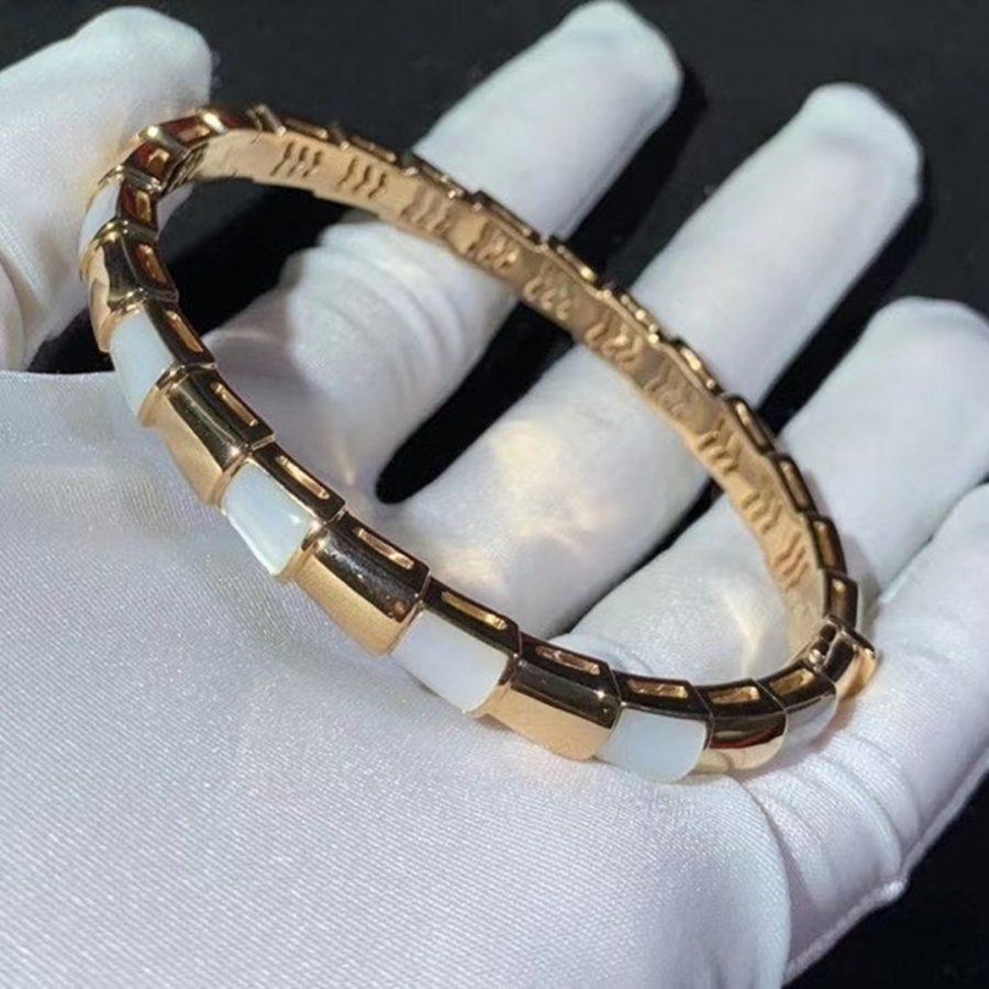 [Luxe Jewelry]SERPENTI BRACELET PINK GOLD MOP
