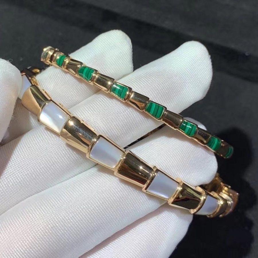 [Luxe Jewelry]SERPENTI BRACELET PINK GOLD MOP