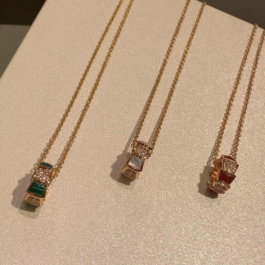 [Luxe Jewelry]SERPENTI PEDANT DIAMOND NECKLACE