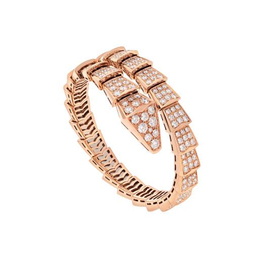 [Luxe Jewelry]SERPENTI BRACELET 8MM PINK GOLD DIAMOND