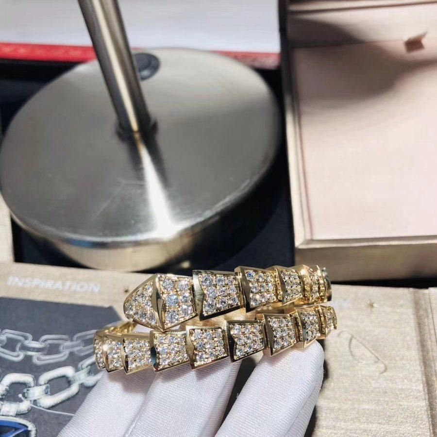 [Luxe Jewelry]SERPENTI BRACELET 8MM GOLD DIAMOND