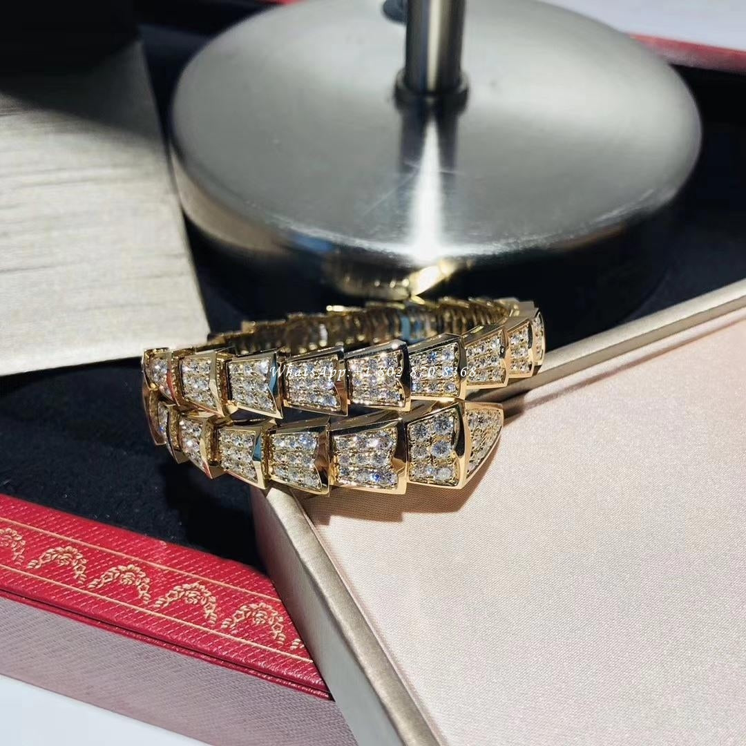 [Luxe Jewelry]SERPENTI BRACELET 8MM GOLD DIAMOND