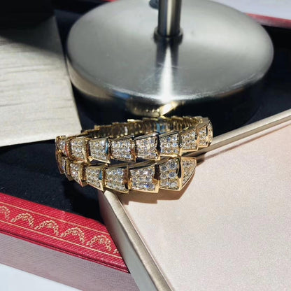 [Luxe Jewelry]SERPENTI BRACELET 8MM GOLD DIAMOND