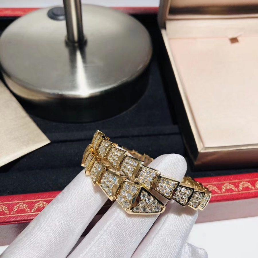 [Luxe Jewelry]SERPENTI BRACELET 8MM GOLD DIAMOND