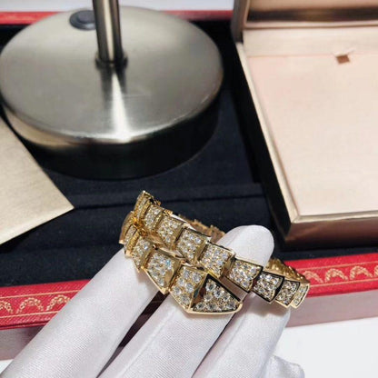 [Luxe Jewelry]SERPENTI BRACELET 8MM GOLD DIAMOND