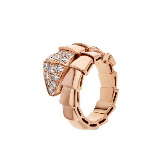 [Luxe Jewelry]SERPENTI RING PINK GOLD DIAMOND