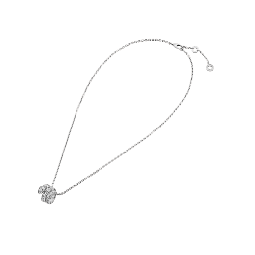[Luxe Jewelry]SERPENTI  NECKLACE DOUBLE RING DIAMOND