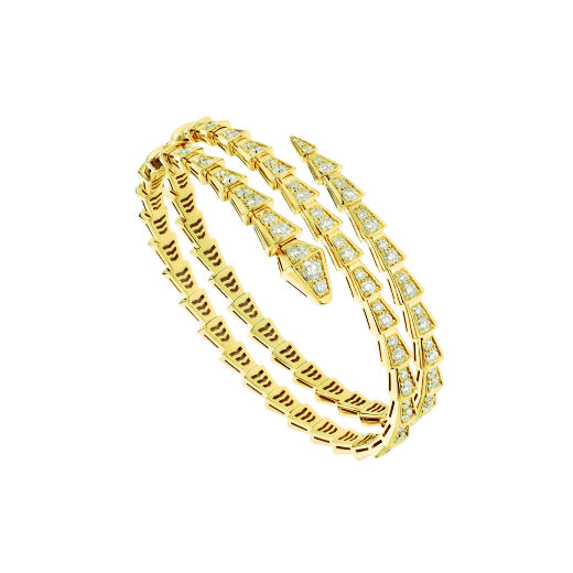 [Luxe Jewelry]SERPENTI BRACELET GOLD DIAMOND DOUBLE ROW