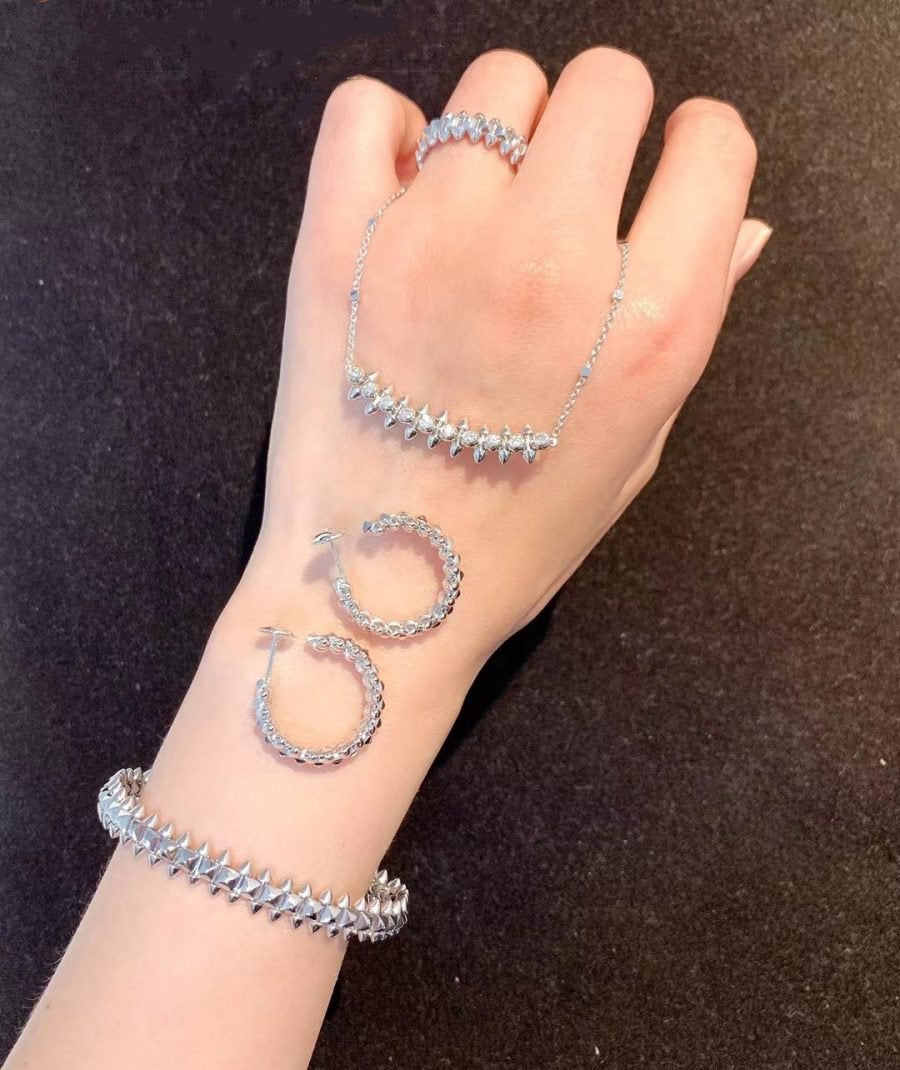 [Luxe Jewelry]CLASH SILVER BRACELET