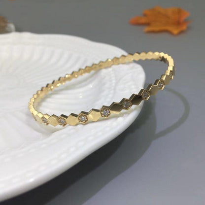 [Luxe Jewelry]BEE LOVE GOLD DIAMOND BRACELET