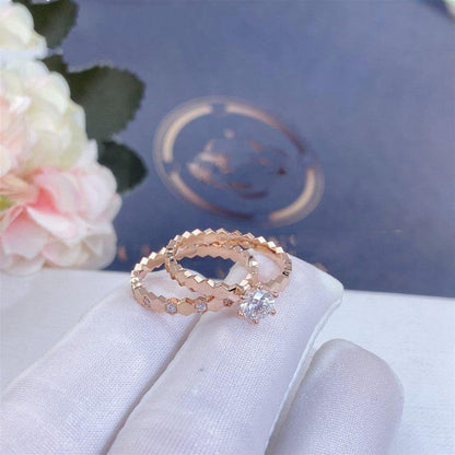 [Luxe Jewelry]BEE LOVE RING PINK GOLD DIAMOND