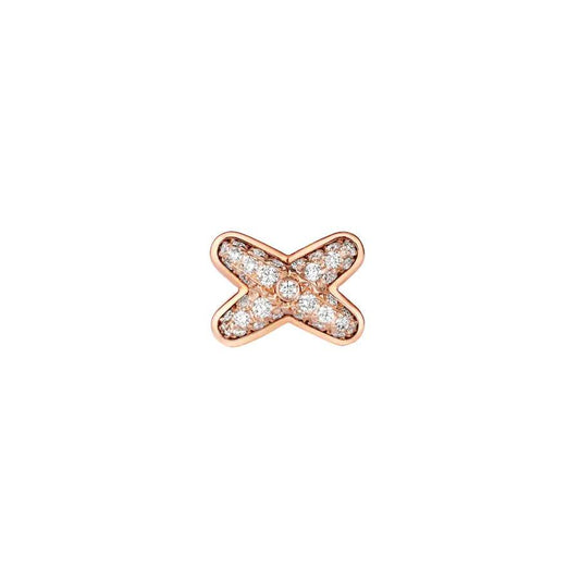 [Luxe Jewelry]JEUX DE PINK GOLD DIAMOND EARRINGS