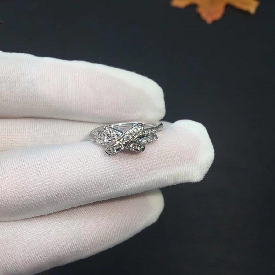 [Luxe Jewelry]JEUX DE SILVER DIAMOND RING