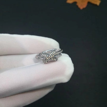 [Luxe Jewelry]JEUX DE SILVER DIAMOND RING