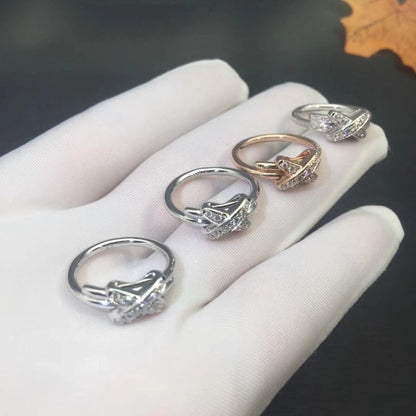 [Luxe Jewelry]JEUX DE SILVER DIAMOND RING