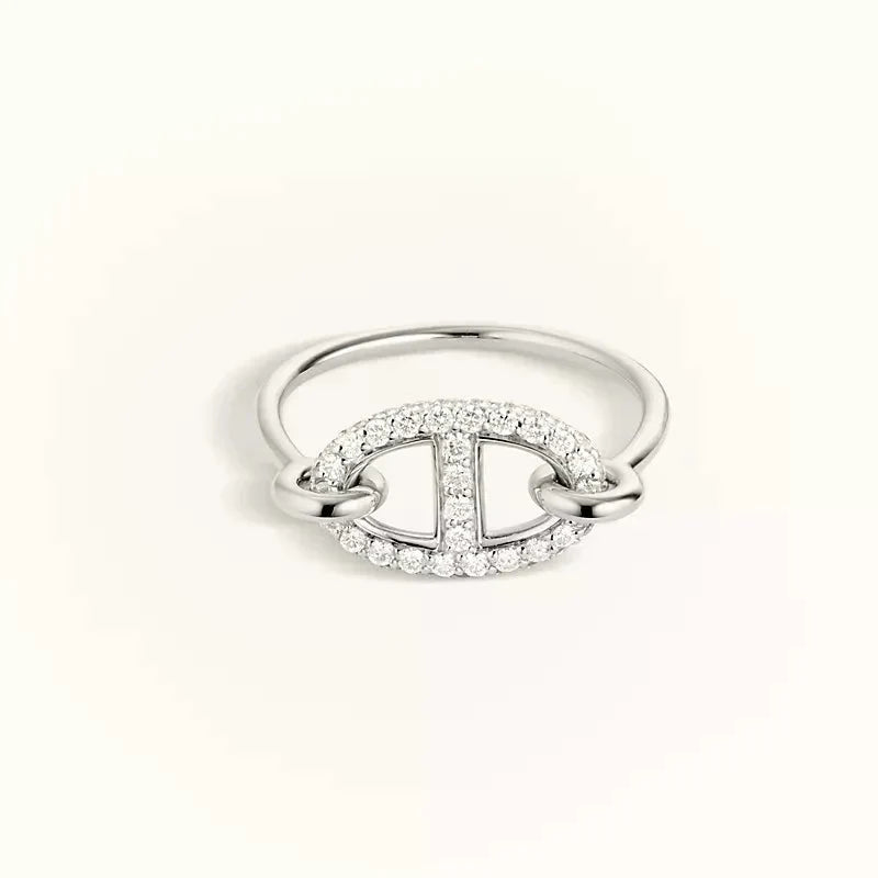 [Luxe Jewelry]RONDE SMALL SILVER DIAMOND RING