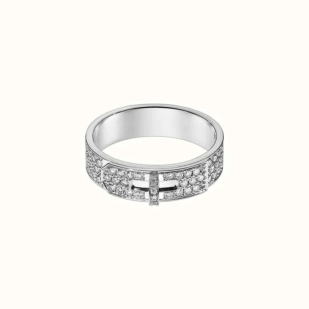 [Luxe Jewelry]KELLY SILVER DIAMOND RING