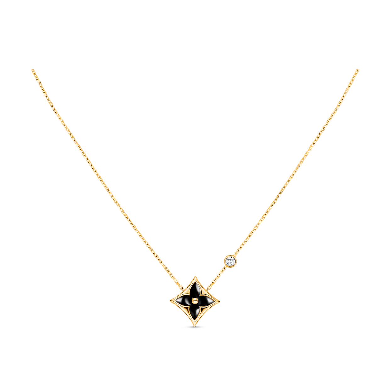 [Luxe Jewelry]STAR BLACK MOP NECKLACE