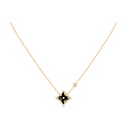 [Luxe Jewelry]STAR BLACK MOP NECKLACE