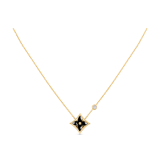 [Luxe Jewelry]STAR BLACK MOP NECKLACE