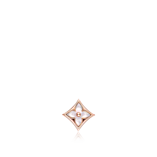 [Luxe Jewelry]STAR MOP PINK GOLD EARRINGS