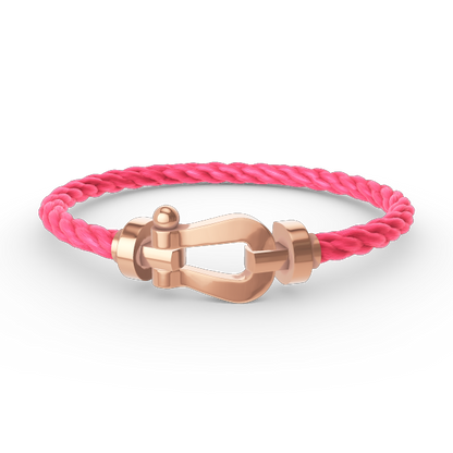 [Luxe Jewelry]FORCE LARGE HORSESHOE NO DIAMOND BRACELET ROSE GOLD