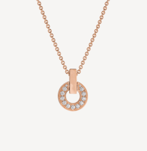 [Luxe Jewelry]GARI NECKLACE PINK GOLD DIAMOND