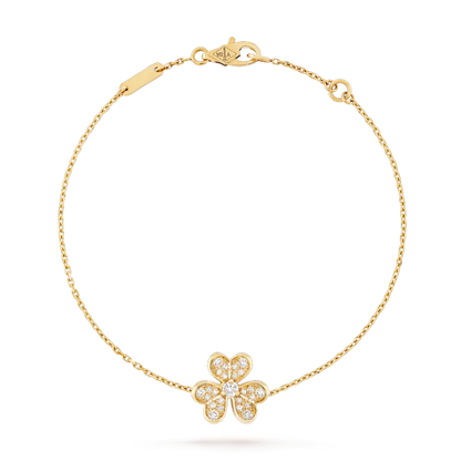 [Luxe Jewelry]FRIVOLE GOLD FLOWER DIAMOND BRACELET
