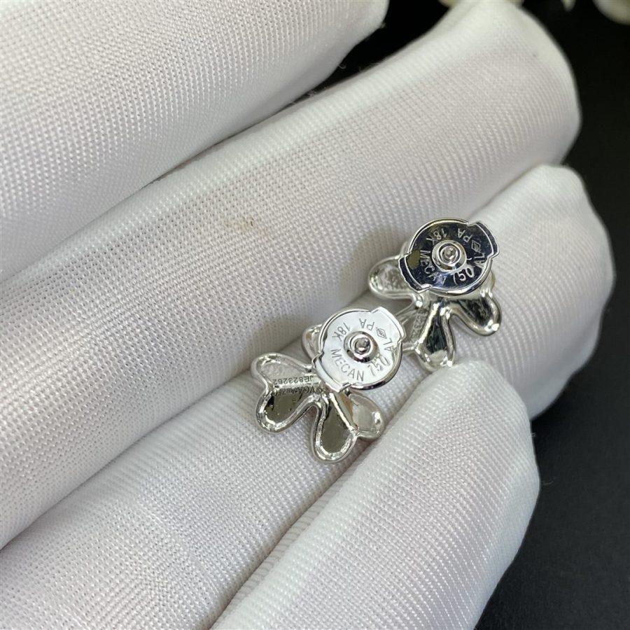 [Luxe Jewelry]FRIVOLE MINI SILVER FLOWER EARRINGS