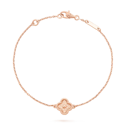 [Luxe Jewelry]CLOVER SINGLE FLOWER BRACELET