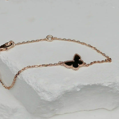 [Luxe Jewelry]BUTTERFLY ONYX  BUTTERFLY BRACELET