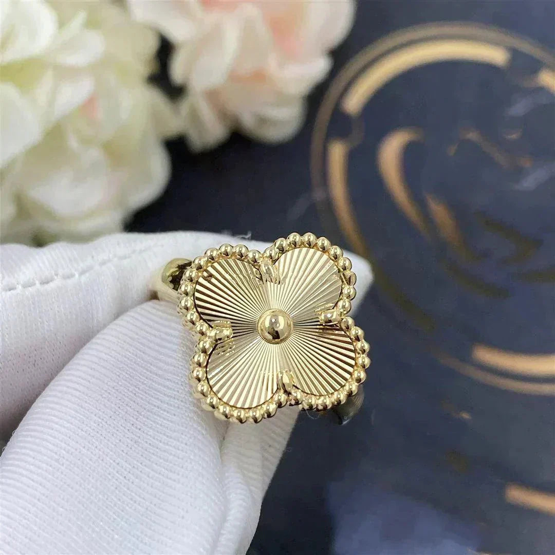 [Luxe Jewelry]CLOVER GOLD RING