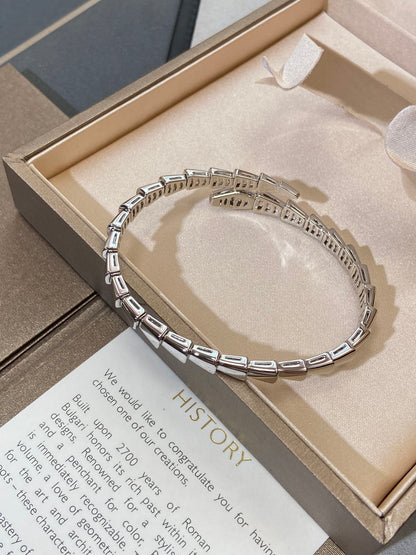 [Luxe Jewelry]SERPENTI VIPER SILVER BRACELET