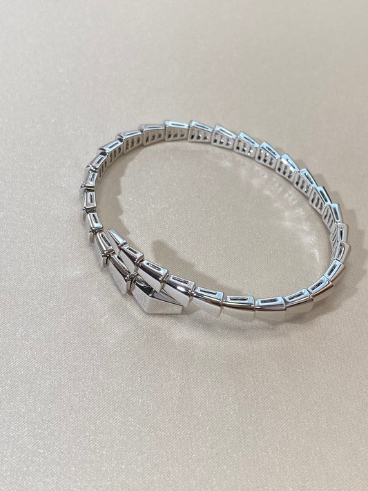 [Luxe Jewelry]SERPENTI VIPER SILVER BRACELET
