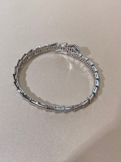 [Luxe Jewelry]SERPENTI VIPER SILVER BRACELET