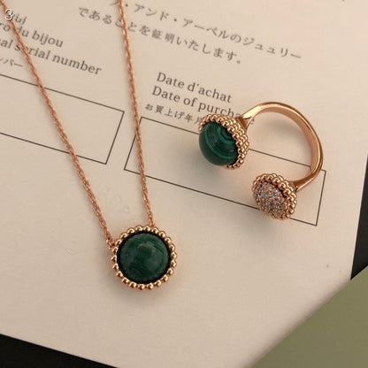 [Luxe Jewelry]PERLEE COULEURS DIAMOND ROSE GOLD BETWEEN THE FINGER RING