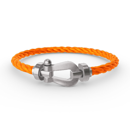 [Luxe Jewelry]FORCE LARGE HORSESHOE NO DIAMOND BRACELET SILVER