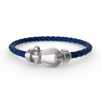 [Luxe Jewelry]FORCE LARGE HORSESHOE NO DIAMOND BRACELET SILVER