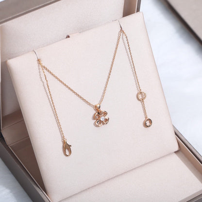 [Luxe Jewelry]FIOREVER NECKLACE DIAMOND CENTER
