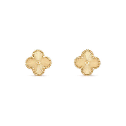 [Luxe Jewelry]CLOVER MEDIUM 1 MOTIFS LASER EARRINGS