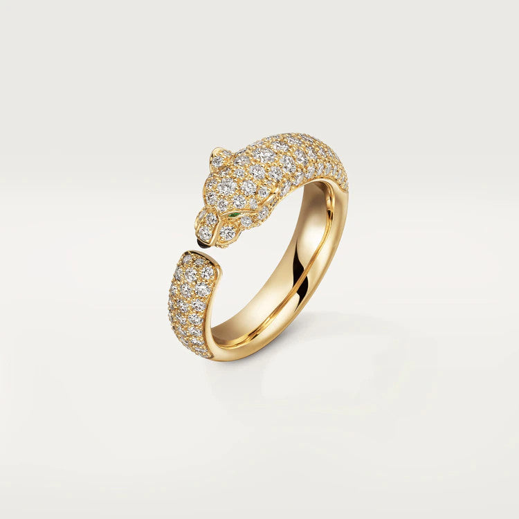 [Luxe Jewelry]PANTHERE PINK GOLD DIAMOND RING